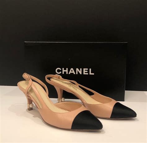 chanel heeled shoes